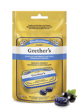 Load image into Gallery viewer, Grether&#39;s Pastilles Blackcurrant Pastilles Regular 110g Sachet
