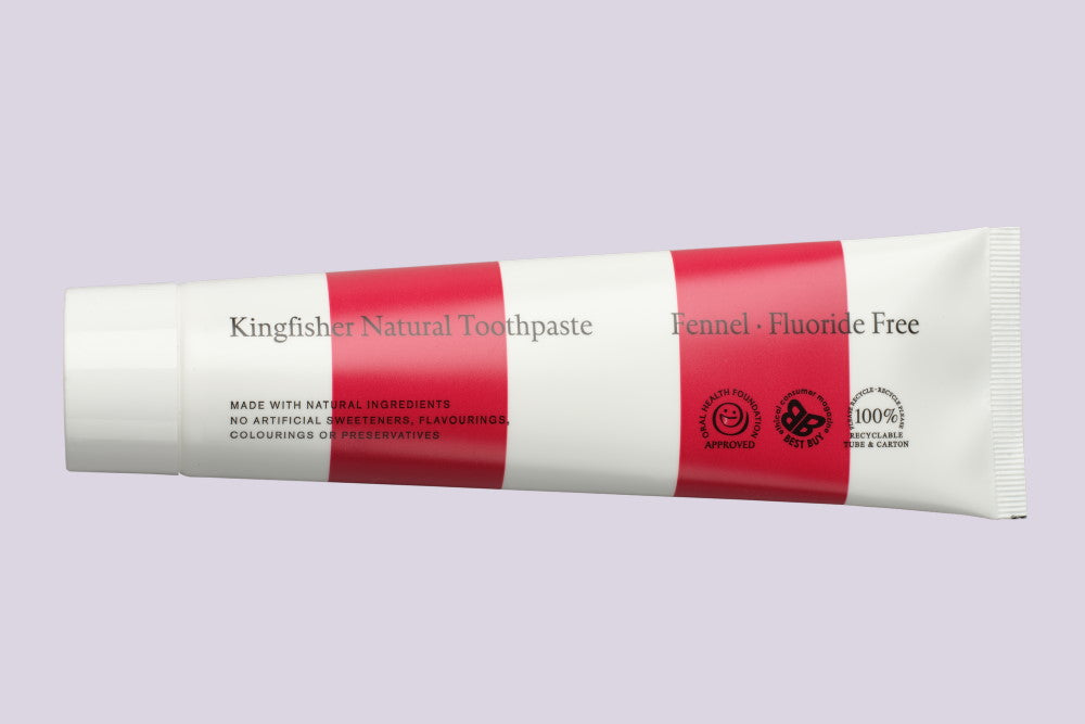 Kingfisher Toothpaste 100ml - Fennel Fluoride Free