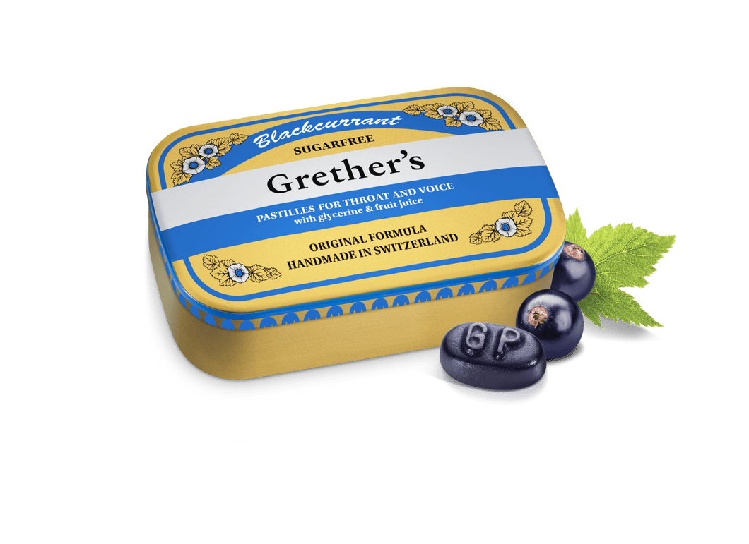Grether's Pastilles Blackcurrant Pastilles Sugar-free 110g