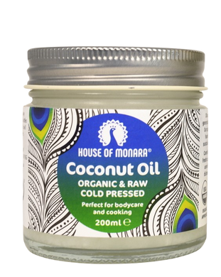 House of Monara - Coconut oil - Organic and cold pressed - 200ml