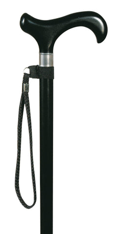 Classic Cane Wrist Loop Strap - Black