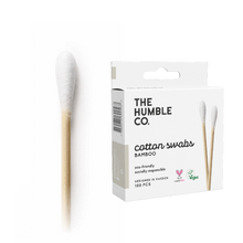 Load image into Gallery viewer, The Humble Co Bamboo Cotton Swabs - Blue, Purple or White