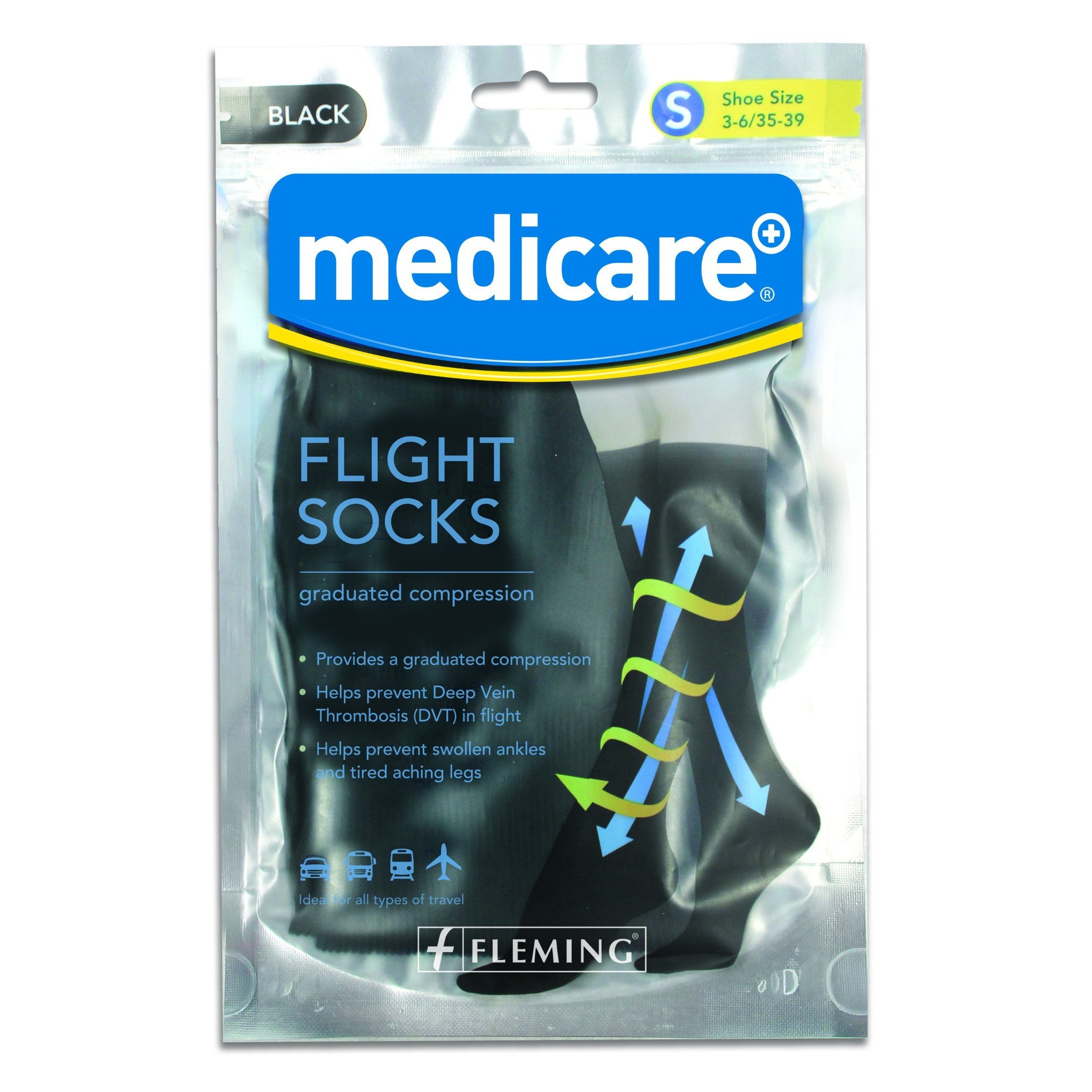 Medicare Flight Socks Beige Large