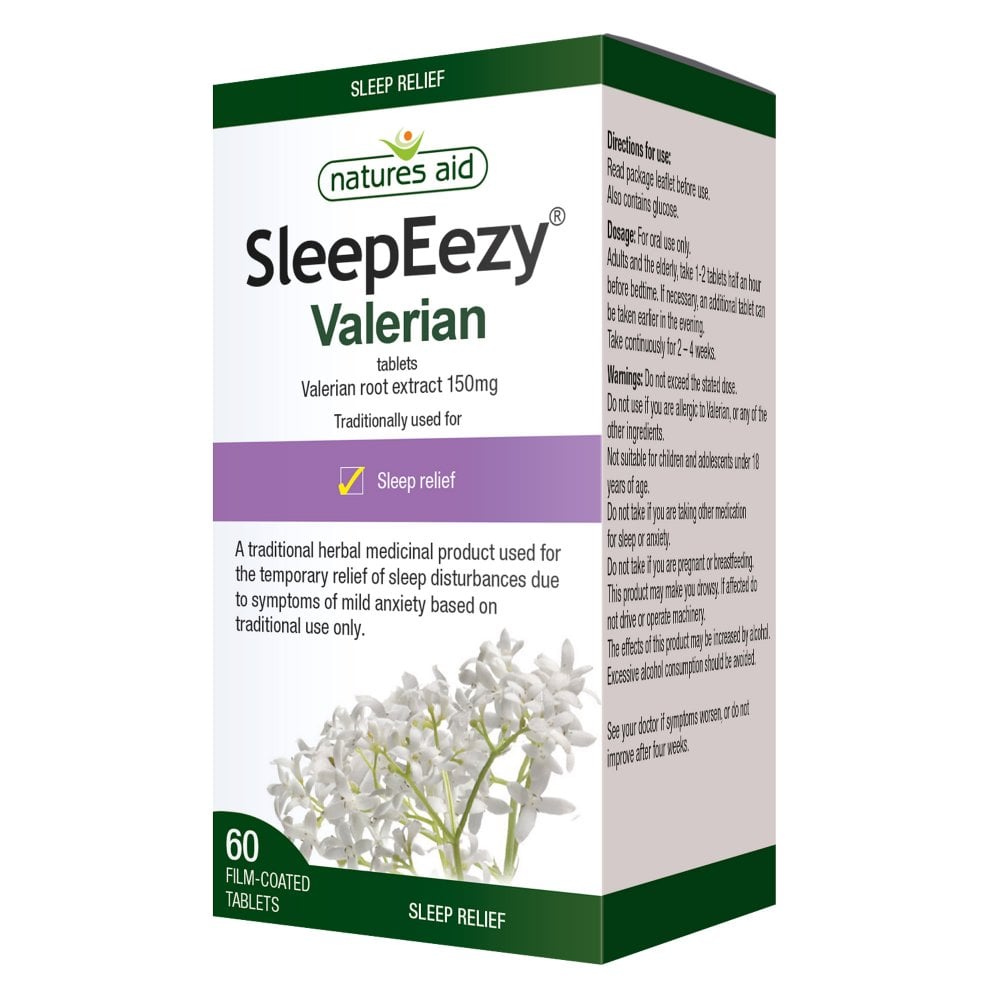 Natures Aid - SleepEezy - Valerian 150mg 60Tabs