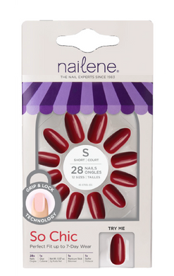 Nailene - Red Gloss - Stiletto (28 pcs)