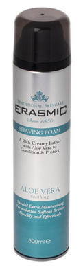 Erasmic Shaving Foam - Aloe Vera 250ml