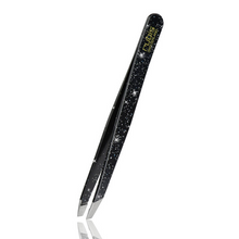 Load image into Gallery viewer, Rubis Tweezers Classic Glitter Black 1K104GL

