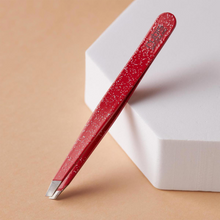 Load image into Gallery viewer, Rubis Tweezers Classic Glitter Red 1K106GL
