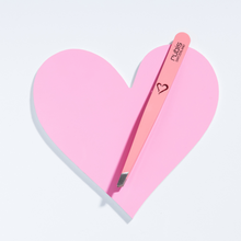 Load image into Gallery viewer, Rubis Tweezers Classic Pink Heart 1K108H
