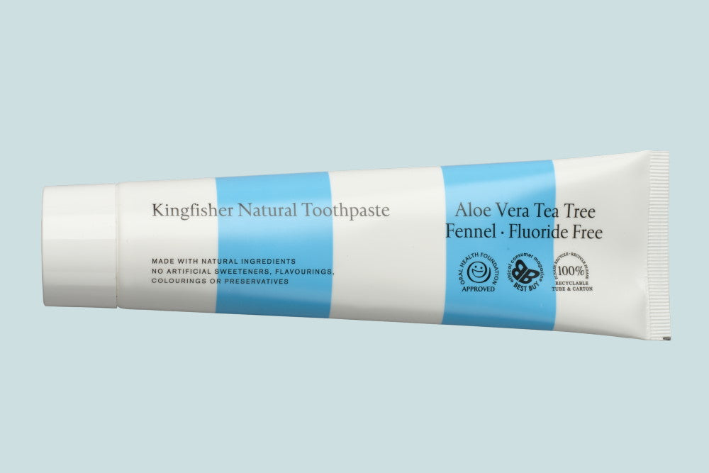 Kingfisher Toothpaste 100ml - AV/TT/Fennel Fluoride Free