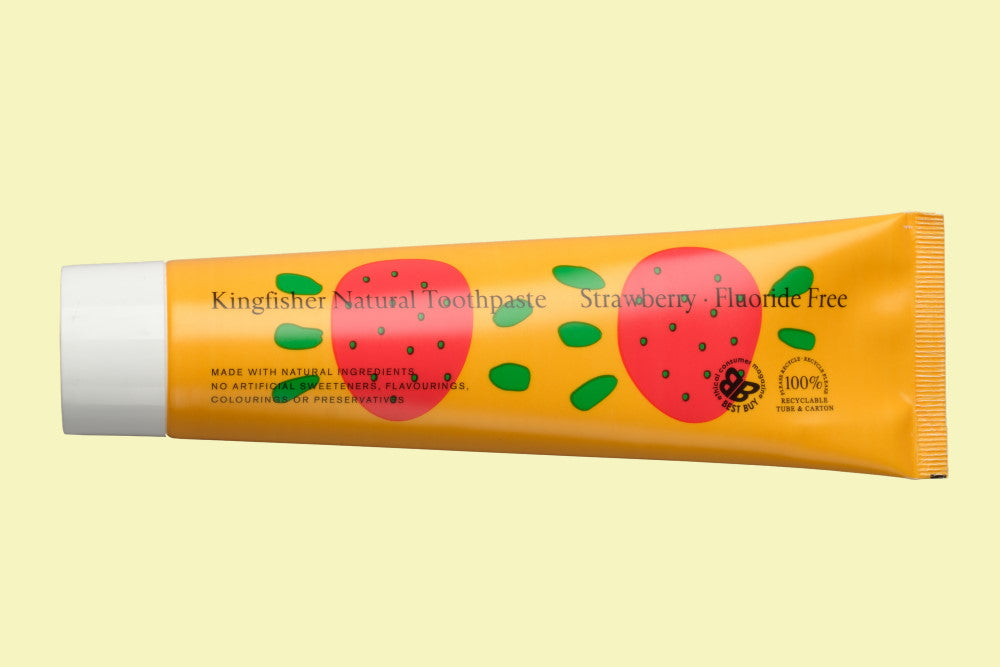Kingfisher Children's Toothpaste - Strawberry Fluoride Free 100ml