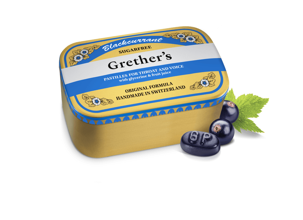 Grether's Pastilles Blackcurrant Pastilles Sugar-free 440g