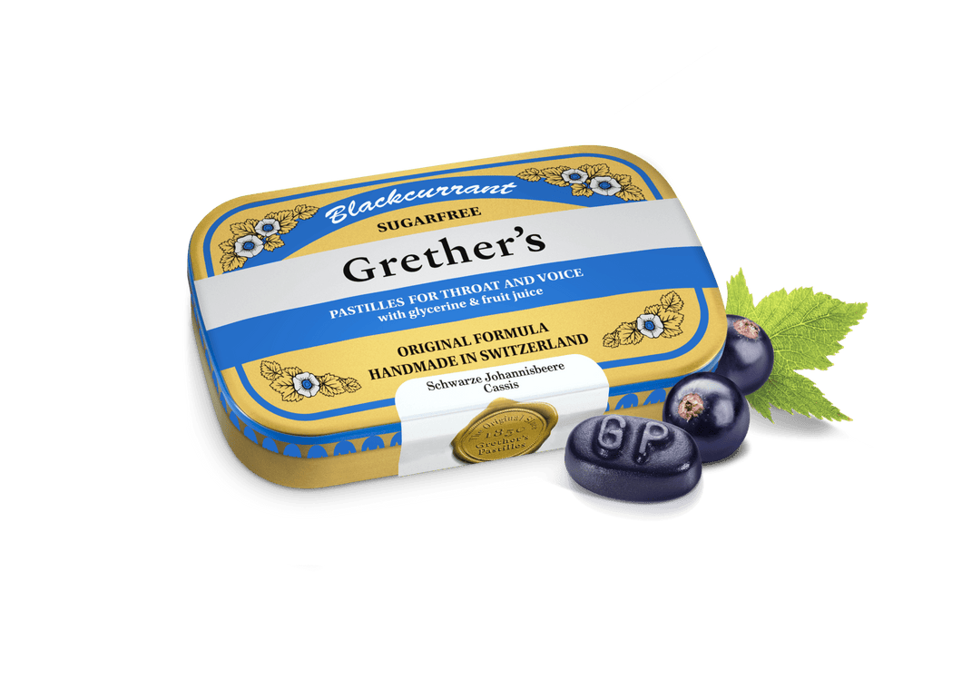 Grether's Pastilles Blackcurrant Pastilles Sugar-free 60g