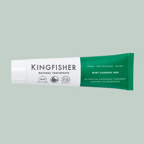 Kingfisher Toothpaste 100ml - Mint Fluoride Free