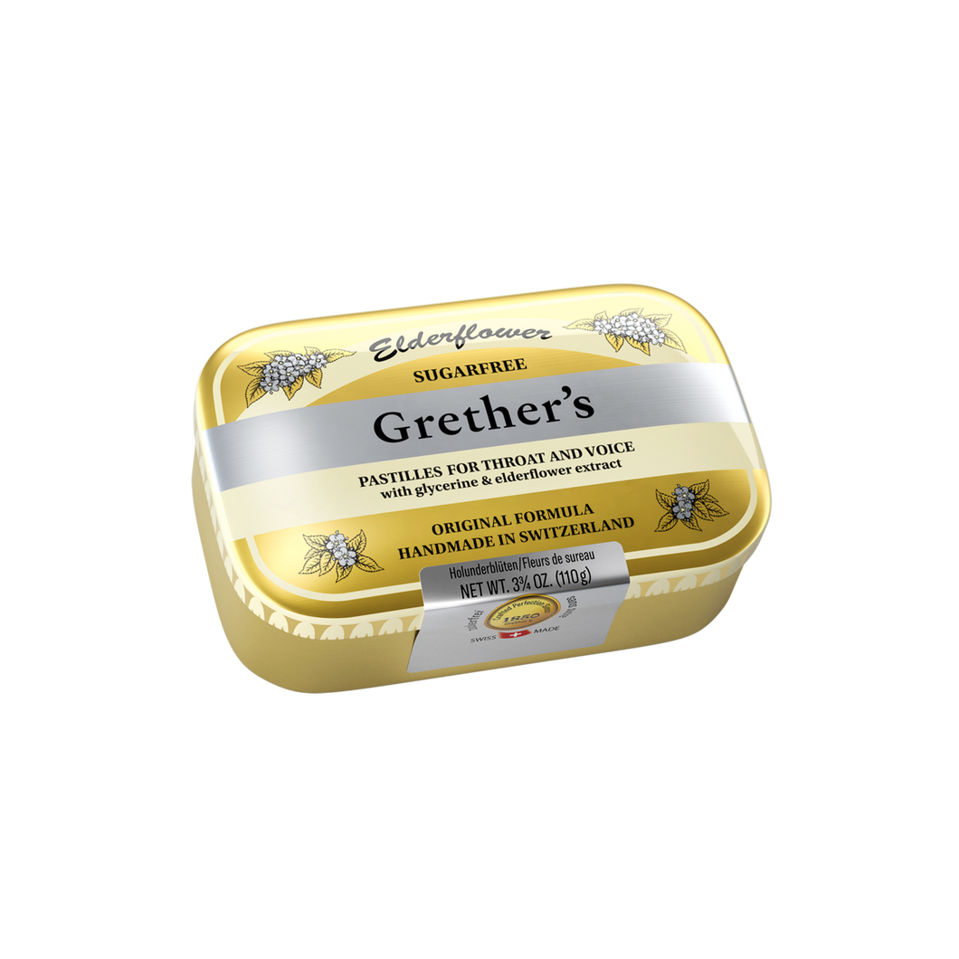 Grether's Elderflower Pastilles Sugarfree 110g
