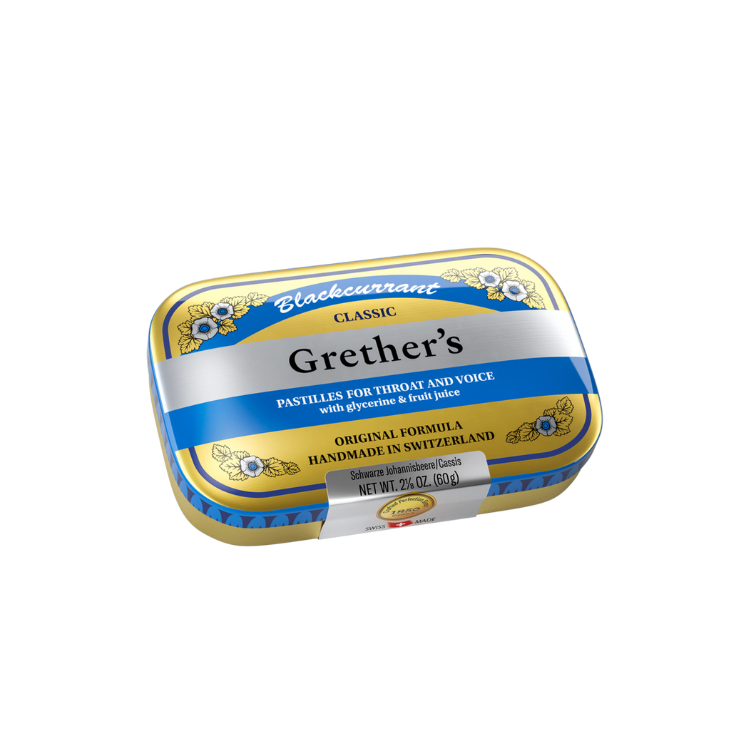 Grether's Blackcurrant Pastilles Regular 60g