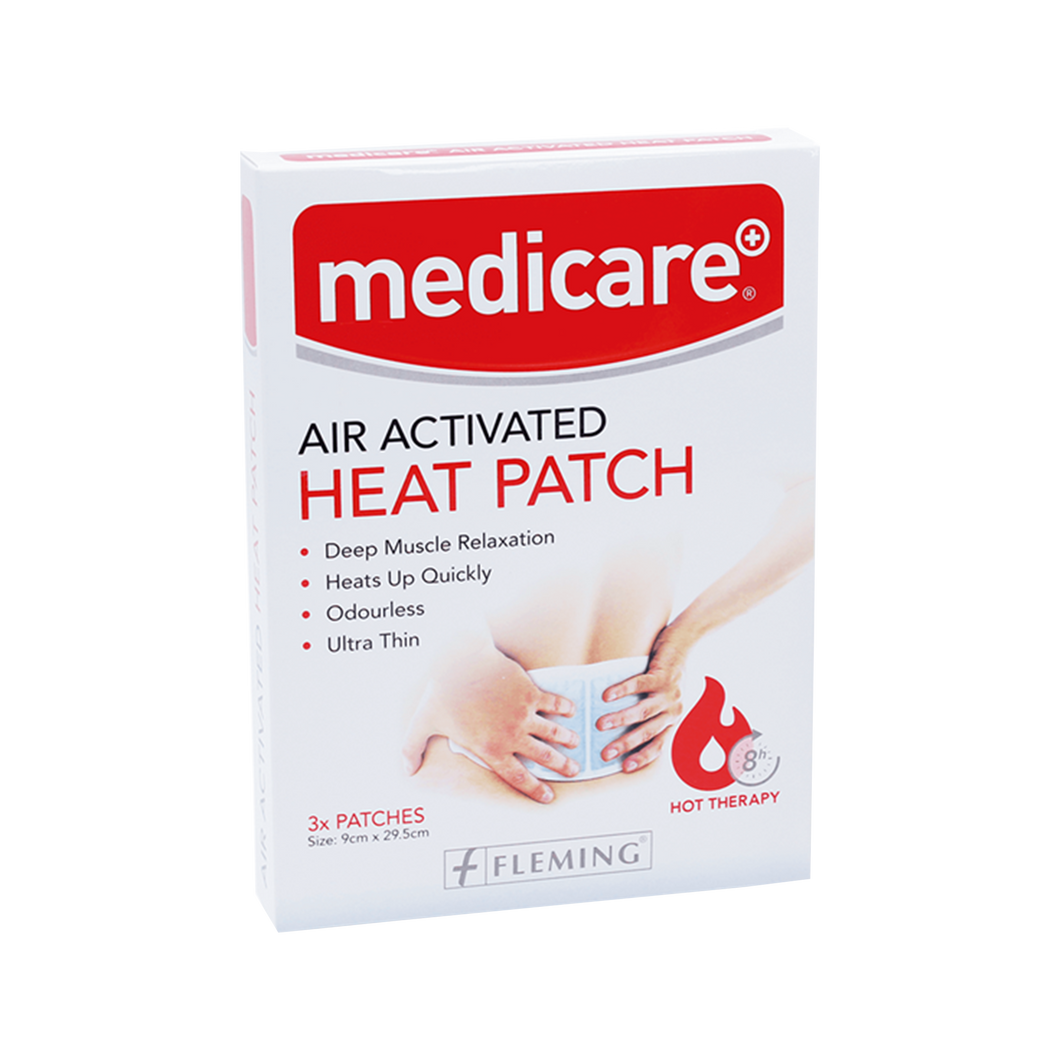 Medicare 8 hour Therapeutic Heat Patches 3s
