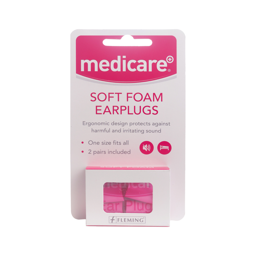 Medicare - EAR PLUGS - FOAM 2 PAIRS