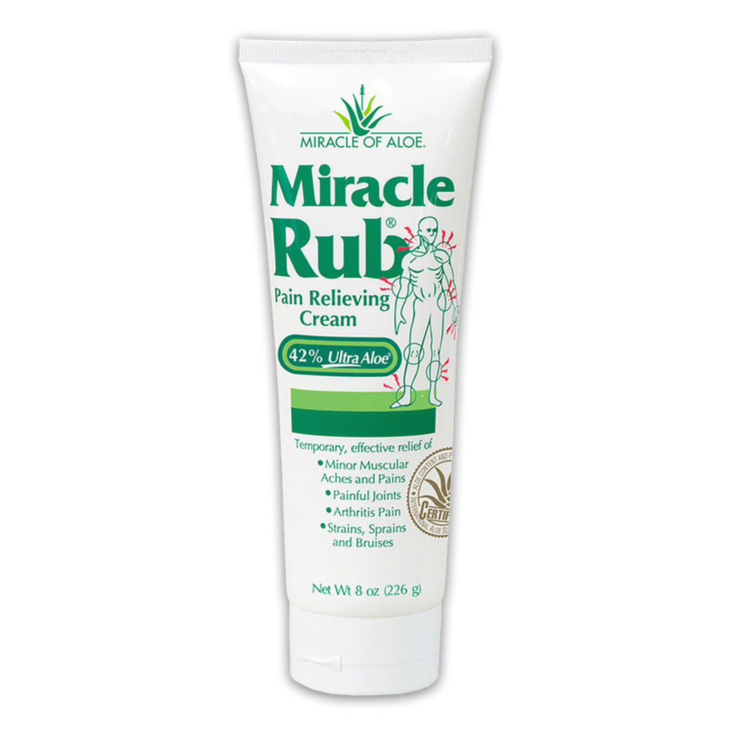 Miracle of Aloe Miracle Rub Pain Relieving Cream 226g