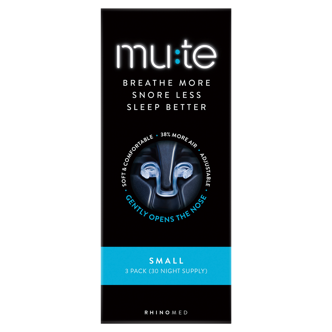 Mute Snoring Device Small 3 pack - 30 Night Supply