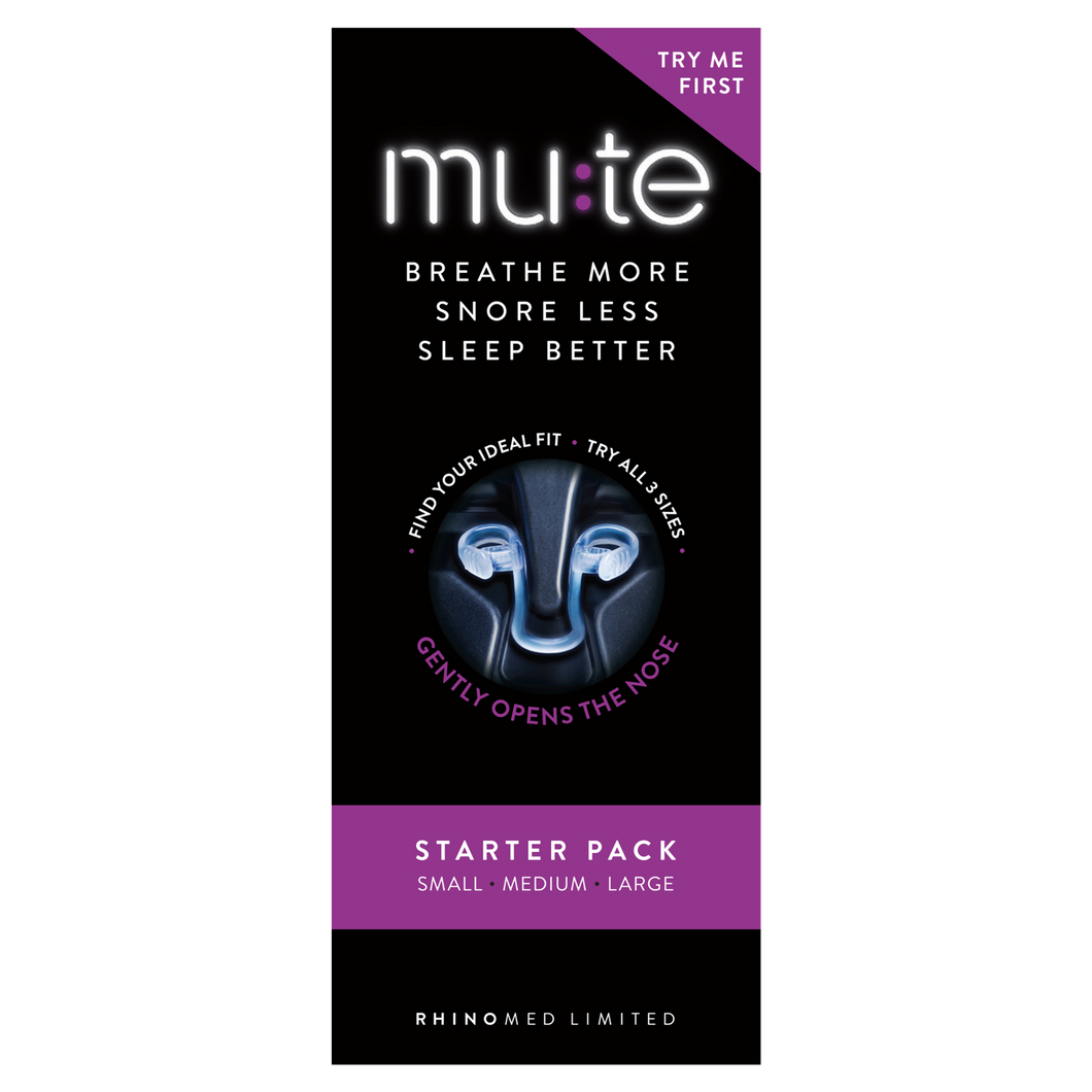 Mute Snoring Relief Starter Pack - Assorted pack