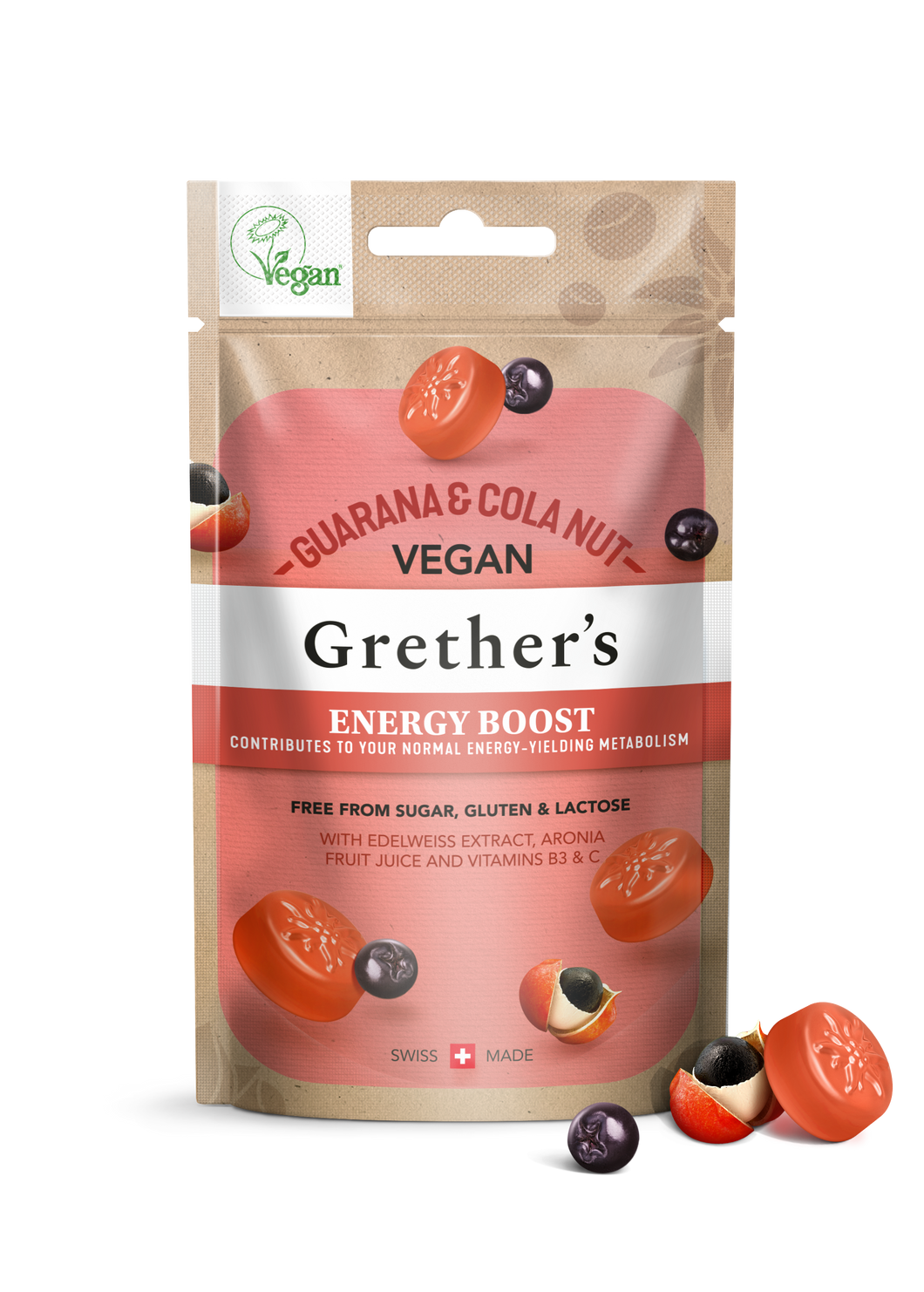 Grether's Energy Boost - Guarana & Cola Nut  45g