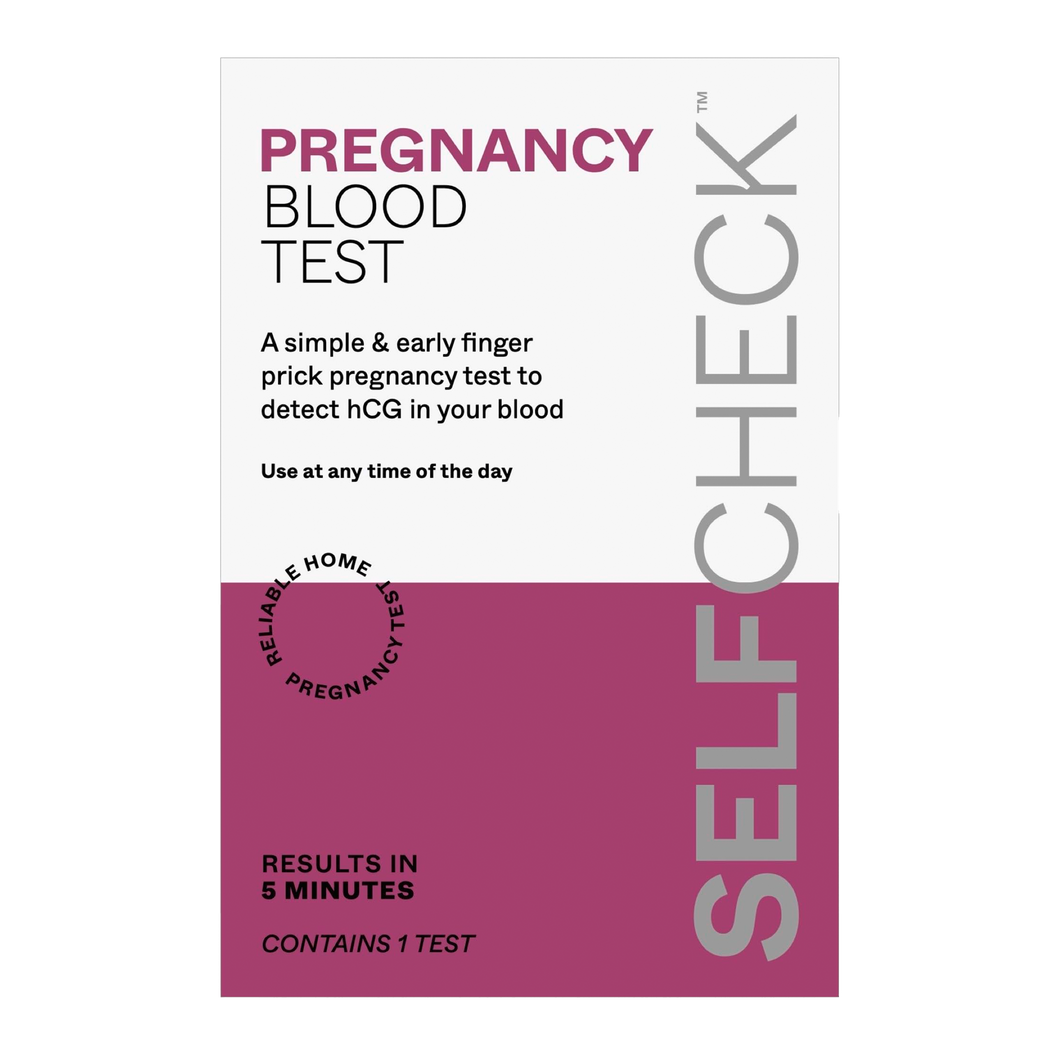 Self Check Tests Pregnancy Blood Test