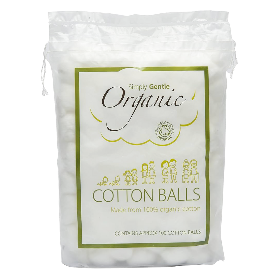 Simply Gentle Organic Cotton Balls 100's