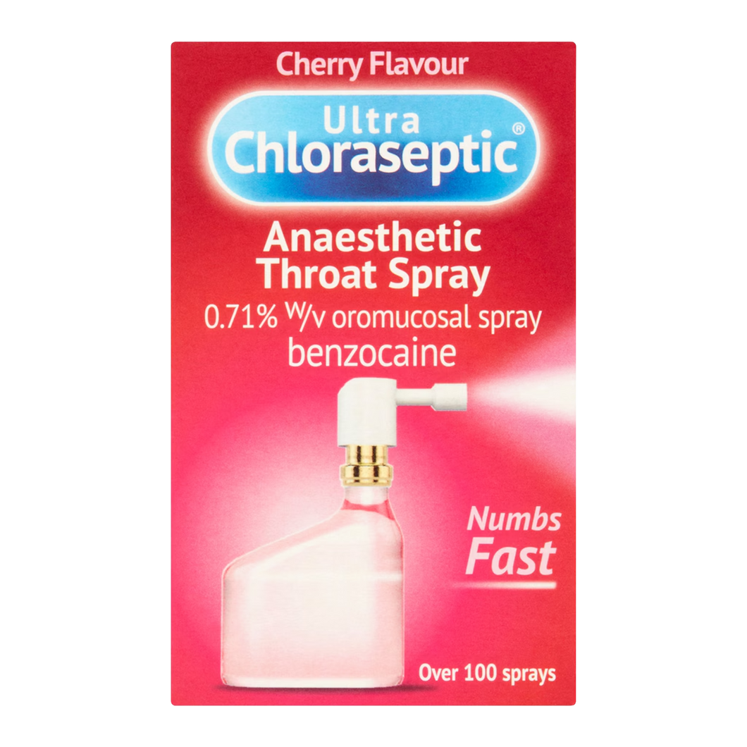 Ultra Chloraseptic Anaesthetic Throat Spray Cherry