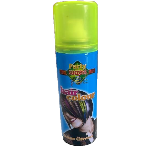 Party Success Fluorescent Yellow Hair Colour Spray 125ml