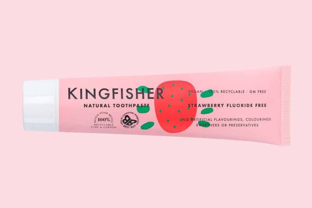 Kingfisher Children's Toothpaste - Strawberry Fluoride Free 100ml