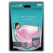 Load image into Gallery viewer, Simply sanitize Washable Fabric Mask - Pink
