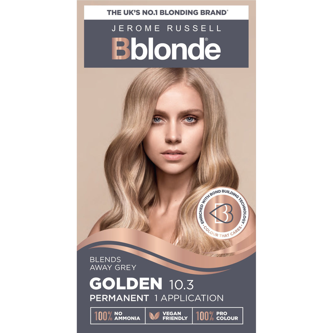 Jerome Russell - Bblonde Permanent Colour Golden Blonde 10.3