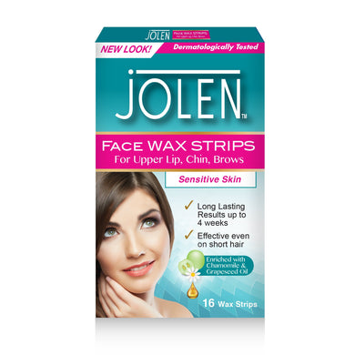 Jolen Facial Wax Strips (16)