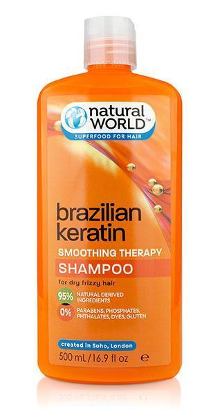 Natural World Brazilian Keratin Shampoo 500ml