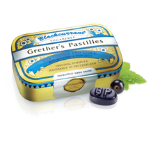 Load image into Gallery viewer, Grether&#39;s Pastilles Blackcurrant Pastilles Sugar-free 110g
