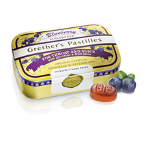 Load image into Gallery viewer, Grether&#39;s Pastilles Blueberry Pastilles Sugarfree 110g
