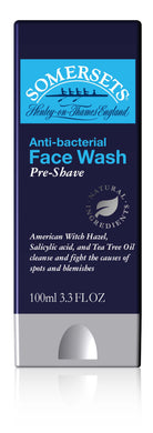 Somersets Pre Shave Antibacterial Face Wash 100ml