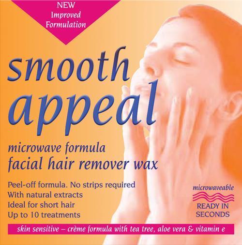 Smooth Appeal Microwave Facial Hair Remover Wax 40g