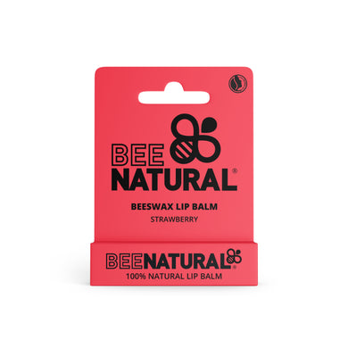 Bee Natural - Beeswax Lipbalm - Strawberry