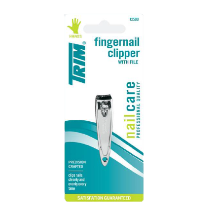 Trim Fingernail Clipper with File