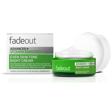 Fade Out  Advanced+ Vitamin Enriched  Even Skin Tone - Night Cream 50ml
