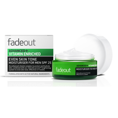 Fade Out  Advanced+ Vitamin Enriched Even Skin Tone - For Men Cream SPF25 50ml