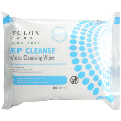 Cyclax Nature Pure Deep Cleanse Wipes (25s)