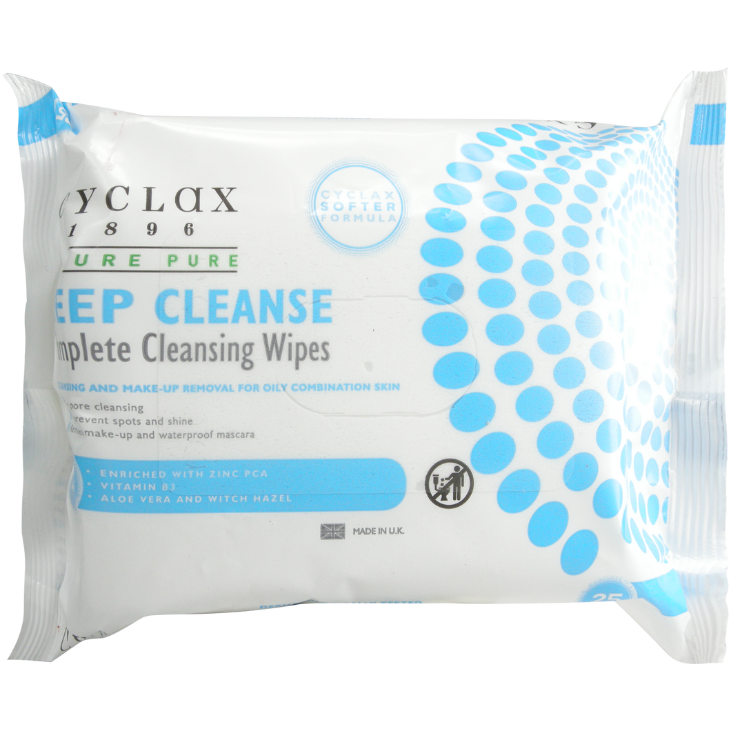 Cyclax Nature Pure Deep Cleanse Wipes (25s)