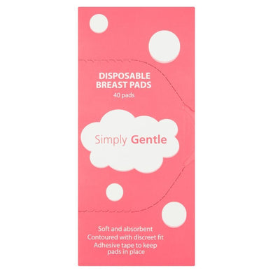 Simply Gentle Disposable Breast Pads 40's