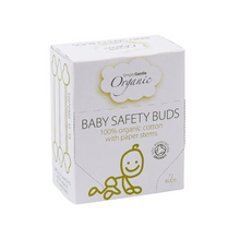 Load image into Gallery viewer, Simply Gentle Organic Baby Safety Buds 72&#39;s
