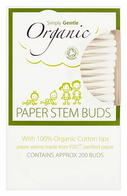 Simply Gentle Organic Paper Stem Buds 200's
