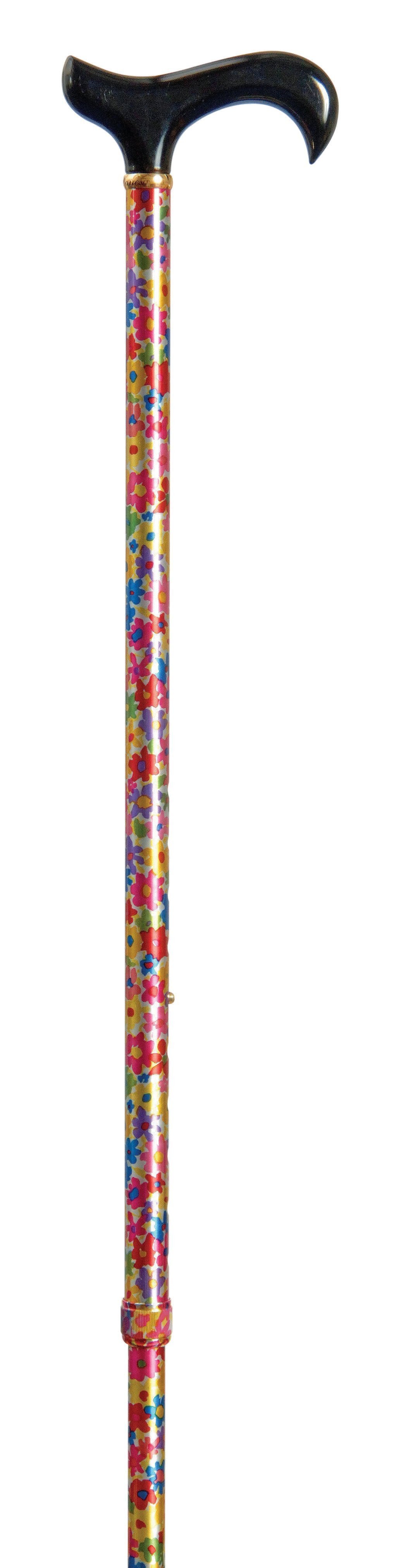 Classic Canes Value Derby, Happy Flowers, adj. 76-99cm (30-39