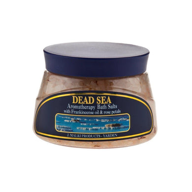 Malki - Dead Sea AT Bath Salts With Frankincense Oil & Rose Petals - 500g